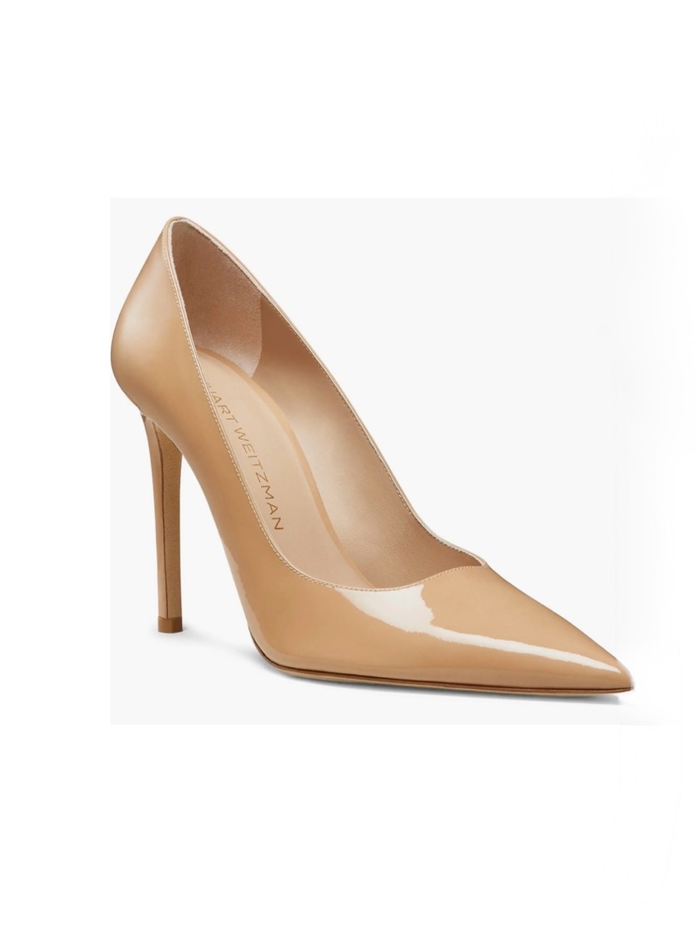 Stuart Weitzman 75  3.5” Pump women size  8 Color: Adobe Patent.NEW